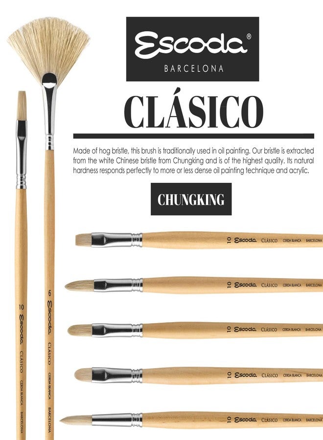 Escoda 451310000 Clasico Bristle Brush, 0 mm - Image 4